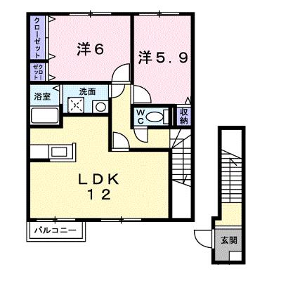 プラシード 201【管理NO：1-012256501-02010】 ★家具家電は申し込み後に搬入しますの外観画像