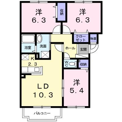 アバンフォンテーヌＡ 203【管理NO：1-011146101-02030】の物件写真1