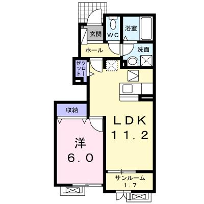 グランシェル　Ａ 103【管理NO：1-019010401-01030】 ★家具家電は申し込み後に搬入しますの外観画像