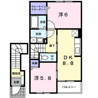 ベル・プロヴァンス　Ⅰ 203【管理NO：1-015658301-02030】 ★家具家電は申し込み後に搬入します★の外観画像