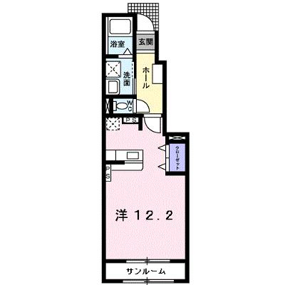 ヴィラ・スウィ－ト・ＣＯＣＯⅠ 105【管理NO：1-017308501-01050】 ★家具家電は申し込み後に搬入しますの外観画像
