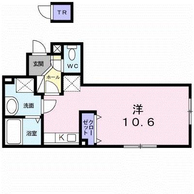 プレリュード 102【管理NO：1-016622601-01020】 ★家具家電は申し込み後に搬入します★ ★2026年12月中旬入居可能★の外観画像