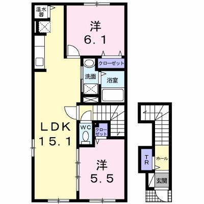 グレイスリッチ 201【管理NO：1-016283101-02010】 ★家具家電は申し込み後に搬入します★ ★2026年11月中旬入居可能★の外観画像