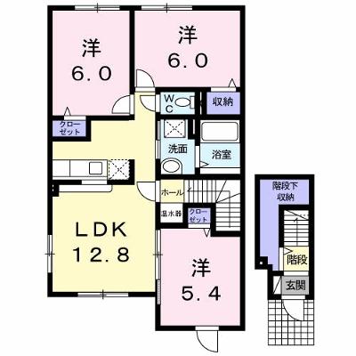 クレインフィールド 201【管理NO：1-016135401-02010】 ★家具家電は申し込み後に搬入しますの外観画像