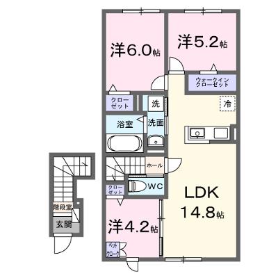 空音（ソラノネ） 203【管理NO：1-028395802-02030】 ★家具家電は申し込み後に搬入します★の外観画像