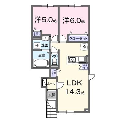 アーデルハイツ　Ｂ 103【管理NO：1-027671402-01030】 ★家具家電は申し込み後に搬入します★の外観画像