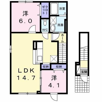 バーミィヴィラⅡ 201【管理NO：1-019559002-02010】 ★家具家電は申し込み後に搬入します 2026年07月下旬入居可能の外観画像