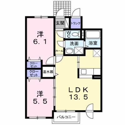 ＡｍｙⅡ 302【管理NO：1-015892501-03020】 ★家具家電は申し込み後に搬入します★の外観画像