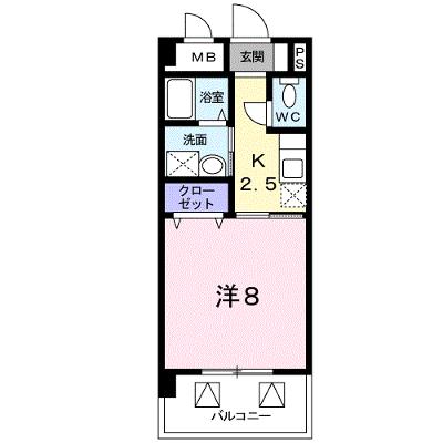 アヴニール　ヌーヴォー 502【管理NO：1-012003901-05020】 ★家具家電は申し込み後に搬入します★の外観画像
