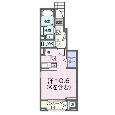 ラ・カサ・デ　Ｎ 104【管理NO：1-028155101-01040】 ★家具家電は申し込み後に搬入します 2026年09月中旬入居可能の外観画像