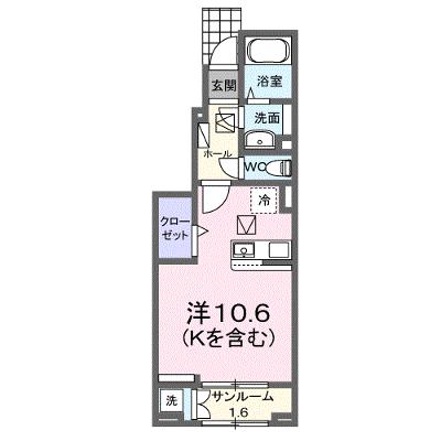ラ・カサ・デ　Ｎ 102【管理NO：1-028155101-01020】 ★家具家電は申し込み後に搬入します 2026年09月中旬入居可能の外観画像