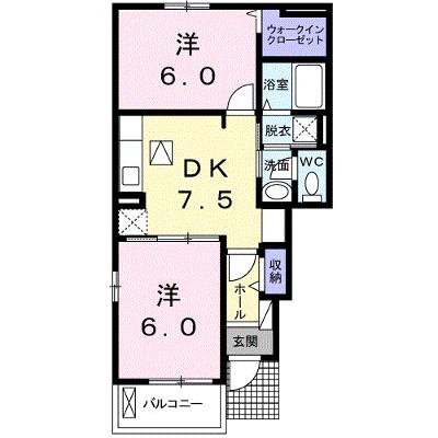 Ｆｏｎｔａｉｎｅ和木Ⅱ 101【管理NO：1-021417002-01010】 ★家具家電は申し込み後に搬入しますの外観画像