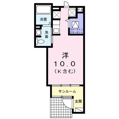 ランド・グローリア 103【管理NO：1-019558801-01030】 ★家具家電は申し込み後に搬入します★の外観画像