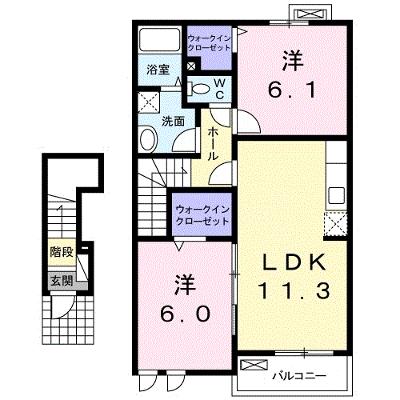 カーサ・アレグリア 202【管理NO：1-018190001-02020】 ★家具家電は申し込み後に搬入します★の外観画像