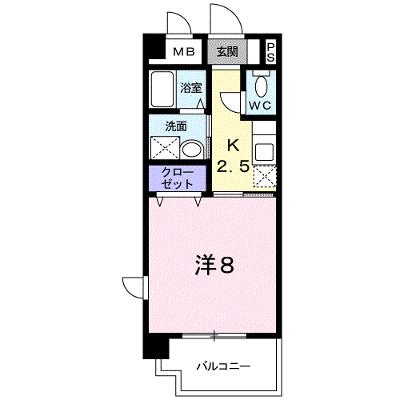 アヴニール　ヌーヴォー 304【管理NO：1-012003901-03040】 ★家具家電は申し込み後に搬入します★の外観画像