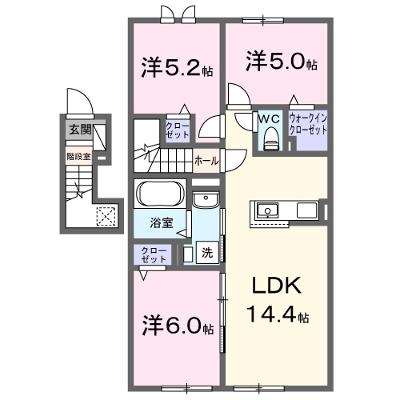 ヴィラＫ　Ⅶ 201【管理NO：1-028710701-02010】 ★家具家電は申し込み後に搬入します★ ★2026年10月上旬入居可能★の外観画像