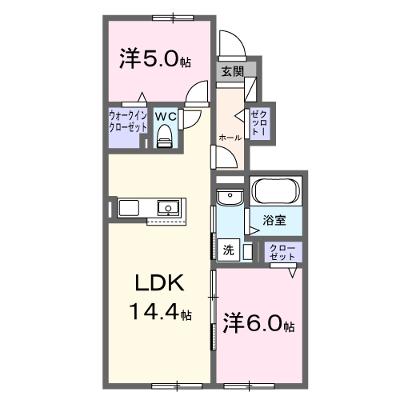 ヴィラＫ　Ⅶ 104【管理NO：1-028710701-01040】 ★家具家電は申し込み後に搬入します 2026年09月下旬入居可能の外観画像