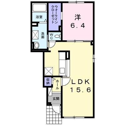 ＦＥＬＩＣＩＴＥ（フェリシテ） 104【管理NO：1-020851501-01040】 ★家具家電は申し込み後に搬入します★の外観画像
