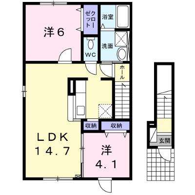 Ｃｒｅａ－Ｊ．ｃ 201【管理NO：1-020135901-02010】 2026年06月下旬入居可能の外観画像