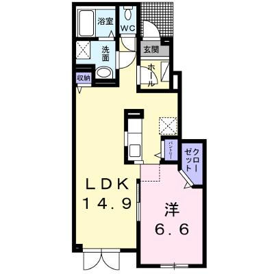 カトル・セゾン 102【管理NO：1-024594701-01020】 ★家具家電は申し込み後に搬入します★の外観画像