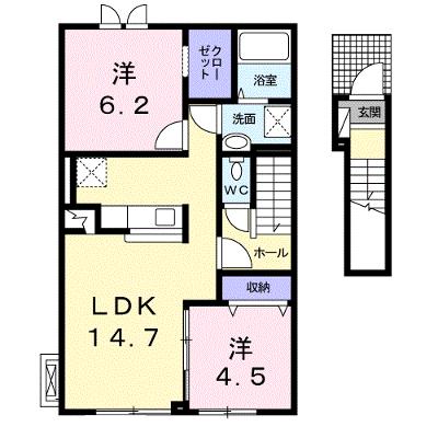 ロイヤル七重浜 204【管理NO：1-020150301-02040】 ★家具家電は申し込み後に搬入します 2026年07月中旬入居可能の外観画像