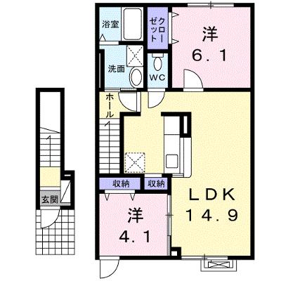 ベル　モンターニュ 203【管理NO：1-019979801-02030】 ★家具家電は申し込み後に搬入します 2026年08月中旬入居可能の外観画像