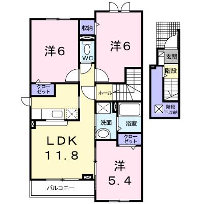 エルム　プラシード　６号館 204【管理NO：1-014446202-02040】 ★家具家電は申し込み後に搬入しますの外観画像