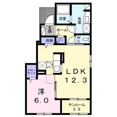 ラパン・エスポワールＣ 101【管理NO：1-024396302-01010】 2026年08月中旬入居可能の外観画像