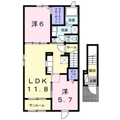 リゼール・ド・レ・ミュＷ館 201【管理NO：1-022350401-02010】 2026年06月下旬入居可能の外観画像