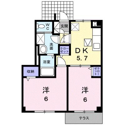 ウェスト・カルティエ 102【管理NO：1-012072601-01020】 ★家具家電は申し込み後に搬入します 2026年07月中旬入居可能の外観画像