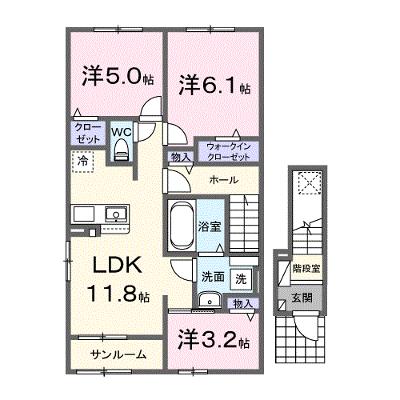 ハレアカラ 201【管理NO：1-028446201-02010】 2026年10月上旬入居可能の外観画像