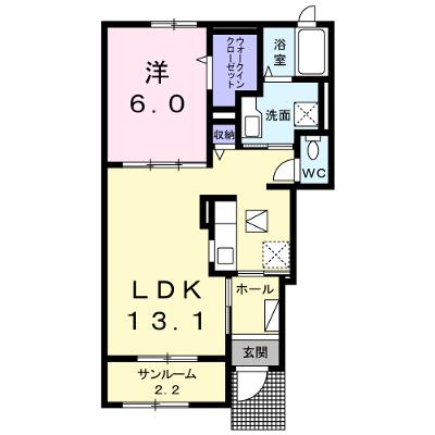 ナチュール　アルモニーＡ 102【管理NO：1-023145101-01020】 2026年07月中旬入居可能の外観画像