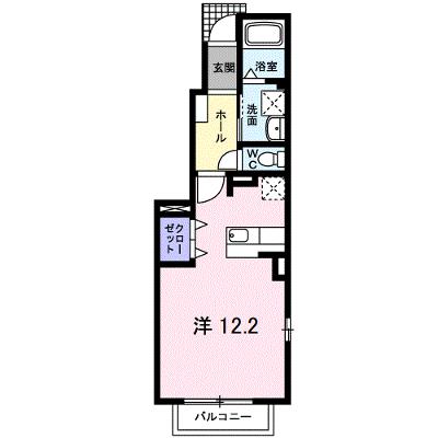 シャトレ　シエルⅠ 101【管理NO：1-016147401-01010】 ★家具家電は申し込み後に搬入しますの外観画像
