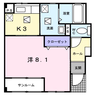 カーサセレッソ弐番館 103【管理NO：1-013600101-01030】 ★家具家電は申し込み後に搬入しますの外観画像