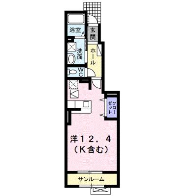 カーサ　フルジェンテⅡ 102【管理NO：1-016852402-01020】 ★家具家電は申し込み後に搬入します★ ★2026年10月上旬入居可能★の外観画像