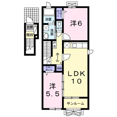 マルシェＦ 201【管理NO：1-016197802-02010】の外観画像