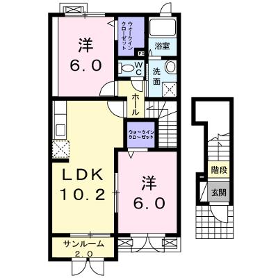 ラ　ファメンタム　センゾ 203【管理NO：1-015497501-02030】 ★家具家電は申し込み後に搬入します 2026年07月中旬入居可能の外観画像