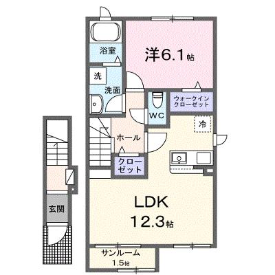 イ・ミリ　ジーティーブイ 205【管理NO：1-028219801-02050】 ★家具家電は申し込み後に搬入します★の外観画像