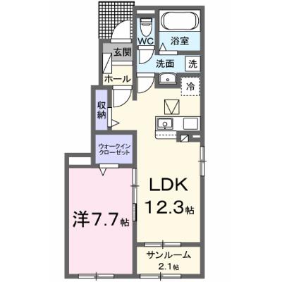ドゥ・エスポワール 101【管理NO：1-027284501-01010】 ★家具家電は申し込み後に搬入します★ ★2026年10月上旬入居可能★の外観画像