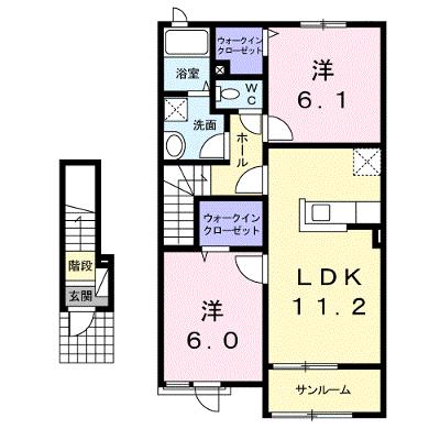 フレックス　ガーデン　弐番館 203【管理NO：1-025555102-02030】 2026年07月中旬入居可能の外観画像