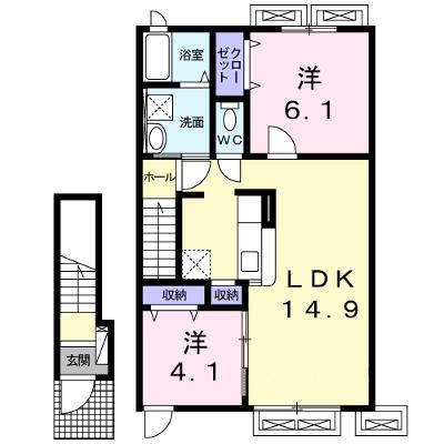プランドール 202【管理NO：1-021338301-02020】の外観画像