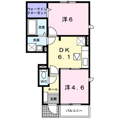 カルムＡ 102【管理NO：1-013090701-01020】 ★家具家電は申し込み後に搬入しますの外観画像