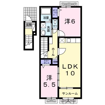 ＡＲＳＨ４ 202【管理NO：1-022490601-02020】 ★家具家電は申し込み後に搬入します 2026年08月中旬入居可能の外観画像