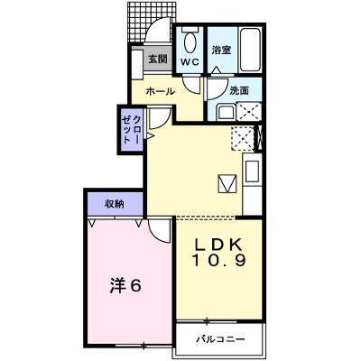 ベルソレイユ　Ⅰ 102【管理NO：1-013507401-01020】 ★家具家電は申し込み後に搬入します 2026年07月下旬入居可能の外観画像