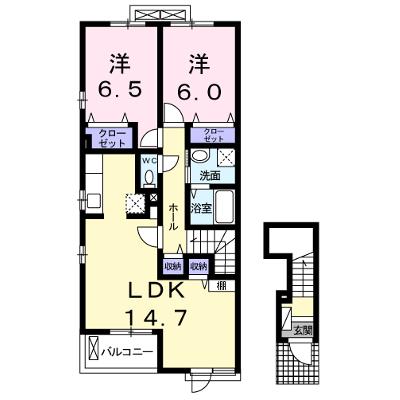 コンフォート津志田・Ｂ 201【管理NO：1-022062502-02010】の外観画像
