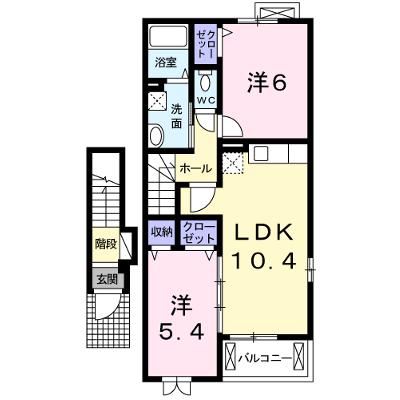 ピン　ラ　ポントゥ 204【管理NO：1-017510701-02040】 ★家具家電は申し込み後に搬入します★の外観画像