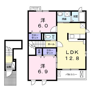 シュウェット　メゾン 202【管理NO：1-017431701-02020】の外観画像
