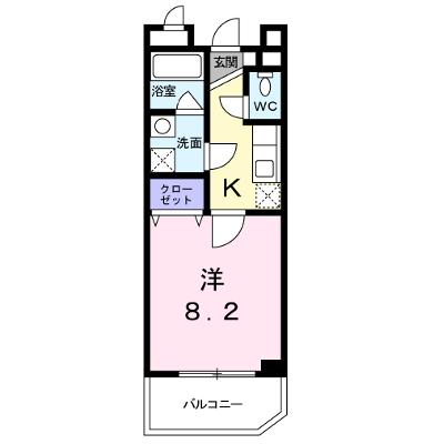 シャンドフルール 201【管理NO：1-011728101-02010】 ★家具家電は申し込み後に搬入します★の外観画像