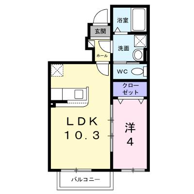 レジデンス西下台 103【管理NO：1-099290101-01030】 ★家具家電は申し込み後に搬入します★の物件写真1