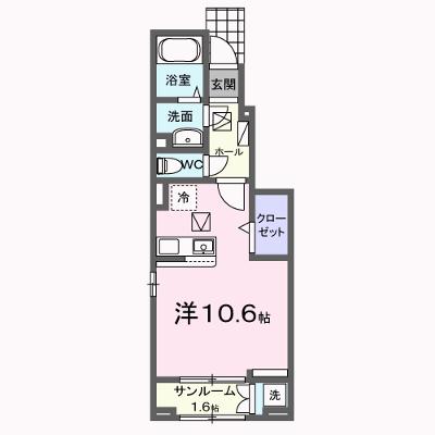 カーサ　セレッソ 102【管理NO：1-027761401-01020】の外観画像